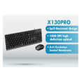 Rapoo X130PRO wired keyboard and mouse combo